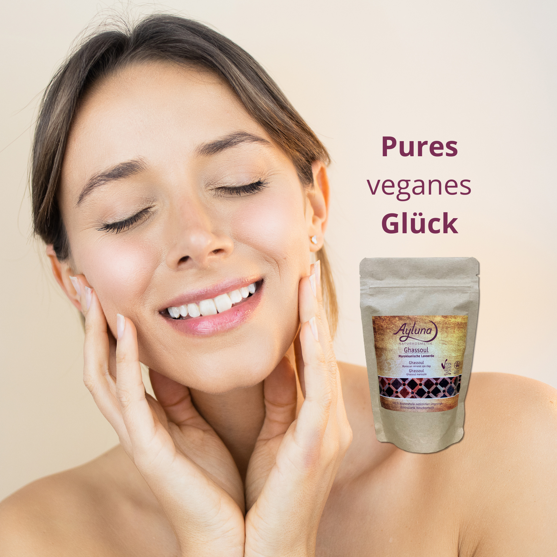 Reinigt Haut & Haar sanft und natürlich – 100 % mineralisch, vegan und vielseitig anwendbar. Dein Wohlfühlritual aus Marokko.